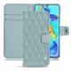 Huawei P30 Pro leather case - Bleu ciel - Couture ( Nappa - Pantone 277C ) 