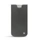 Custodia in pelle HTC One M8 - Noir ( Nappa - Black ) 