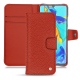 Huawei P30 Pro leather case - Papaye ( Pantone 180C ) 