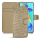 Housse cuir Huawei P30 Pro - Autruche desert