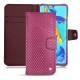Huawei P30 Pro leather case - Serpent ciclamino