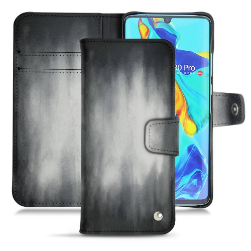Lederschutzhülle Huawei P30 ProGris Patine