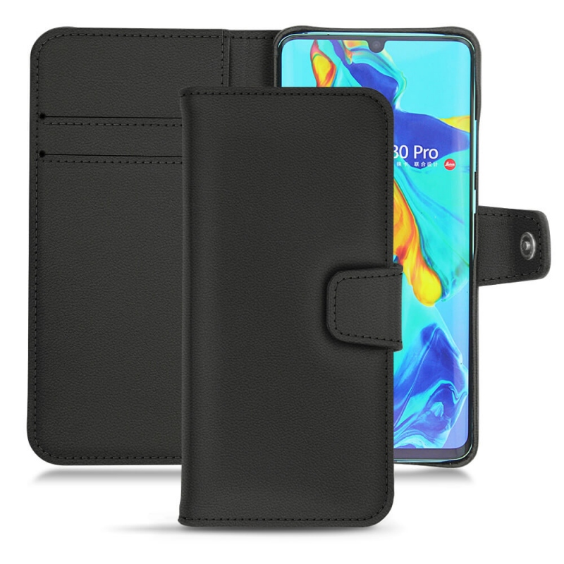 Custodia in pelle Huawei P30 Pro - Noir PU