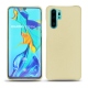 Capa em pele Huawei P30 Pro - Beige ( Nappa - Pantone 7502C ) 