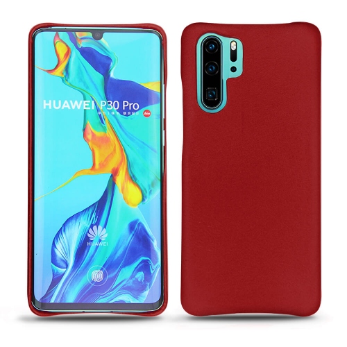 レザーケース Huawei P30 ProRouge ( Nappa - Pantone #d50032 ) 