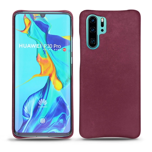 レザーケース Huawei P30 ProPrune vintage ( Pantone #612434 ) 