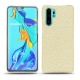 Coque cuir Huawei P30 Pro - Ivoire ( Sleek P C12 - White ) 