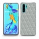 Capa em pele Huawei P30 Pro - Gris - Couture ( Nappa - Pantone W428C ) 