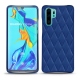 가죽 커버 Huawei P30 Pro - Bleu océan - Couture ( Nappa - Pantone 293C ) 