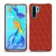 Custodia in pelle Huawei P30 Pro - Papaye - Couture ( Pantone 180C ) 
