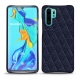 Coque cuir Huawei P30 Pro - Cobalt - Couture ( Pantone 2766C ) 