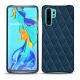 Coque cuir Huawei P30 Pro - Blu mediterran - Couture