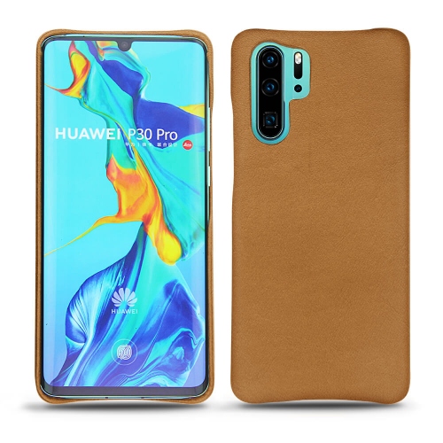 Capa em pele Huawei P30 ProCastan esparciate ( Pantone #824F2A )