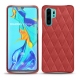 Coque cuir Huawei P30 Pro - Cerise vintage - Couture