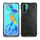 Coque cuir Huawei P30 Pro - Autruche nero