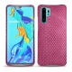 Coque cuir Huawei P30 Pro - Serpent ciclamino