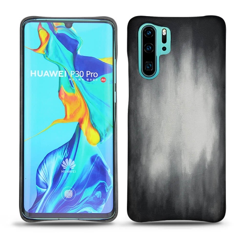 Huawei P30 Pro leather caseGris Patine