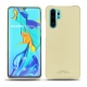 Funda de piel Huawei P30 Pro - Beige PU