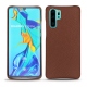 Coque cuir Huawei P30 Pro - Marron délicat