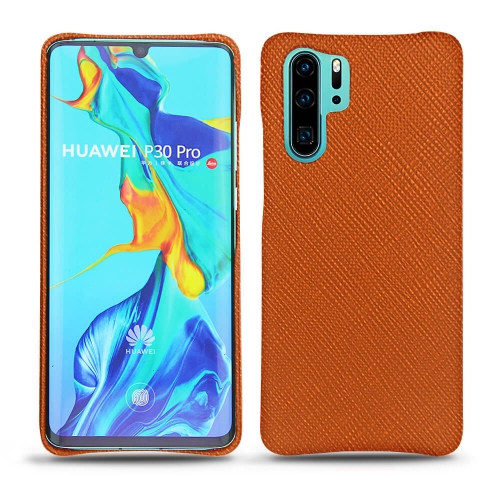 Custodia in pelle Huawei P30 ProOrange vibrant ( Pantone #e36b39 ) 