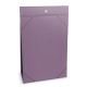Menühalter für den Tisch in A5 - Lilas ( Nappa - Pantone 2645U ) 