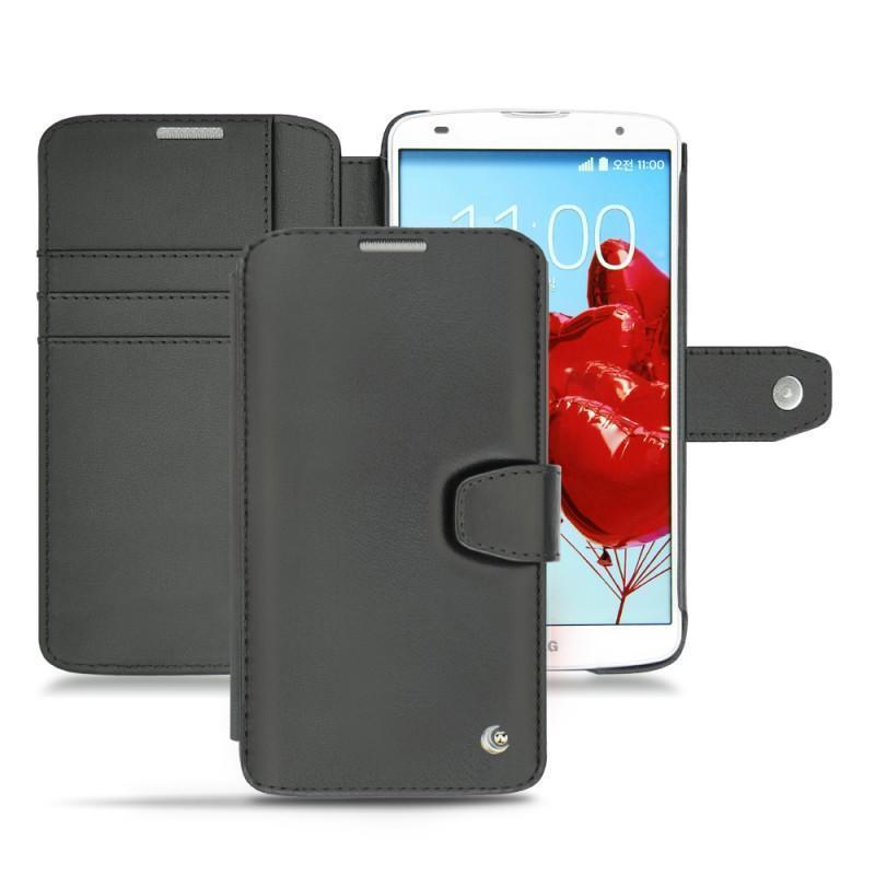 レザーケース LG G Pro 2 - Noir ( Nappa - Black ) 