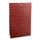 Porte-menu de table A5 - Autruche ciliegia