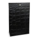 Porte-menu de table A5 - Crocodile nero