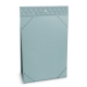 Porta-cartas de mesa A5 - Bleu ciel - Couture ( Nappa - Pantone 277C ) 