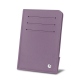 Case for a French Identity Card - Anti-RFID / NFC - Lilas ( Nappa - Pantone 2645U ) 