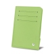 Astuccio carta d'identità francese - Anti-RFID / NFC - Vert olive ( Nappa - Pantone 578U ) 