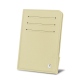 Astuccio carta d'identità francese - Anti-RFID / NFC - Beige ( Nappa - Pantone 7502C ) 