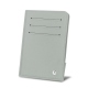 Astuccio carta d'identità francese - Anti-RFID / NFC - Gris ( Nappa - Pantone W428C ) 