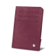 Astuccio carta d'identità francese - Anti-RFID / NFC - Prune vintage ( Pantone 512C ) 