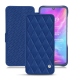 Capa em pele Xiaomi Mi 9 - Bleu océan - Couture ( Nappa - Pantone 293C ) 