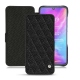 Xiaomi Mi 9 leather case - Ebène - Couture ( Sleek P C12 - Black ) 
