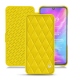 レザーケース Xiaomi Mi 9 - Jaune fluo - Couture