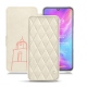 レザーケース Xiaomi Mi 9 - Blanc escumo - Couture