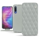 Custodia in pelle Xiaomi Mi 9 - Gris - Couture ( Nappa - Pantone W428C ) 