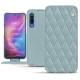 Funda de piel Xiaomi Mi 9 - Bleu ciel - Couture ( Nappa - Pantone 277C ) 