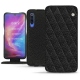 Xiaomi Mi 9 leather case - Ebène - Couture ( Sleek P C12 - Black ) 
