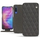 レザーケース Xiaomi Mi 9 - Anthracite - Couture ( Pantone 424C ) 