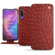 Xiaomi Mi 9 leather case - Autruche ciliegia
