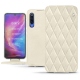 レザーケース Xiaomi Mi 9 - Blanc escumo - Couture