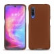Xiaomi Mi 9 leather cover - Marron ( Nappa - Pantone 1615C ) 