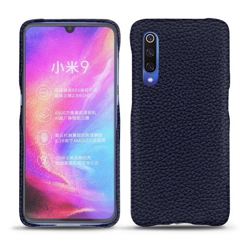 レザーケース Xiaomi Mi 9Cobalt ( Pantone #2b253f ) 