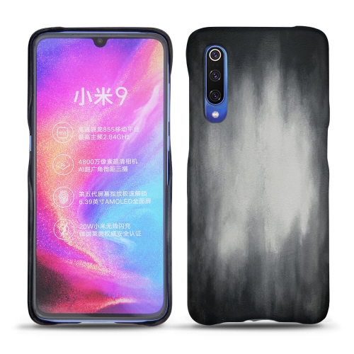 レザーケース Xiaomi Mi 9Gris Patine