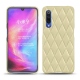 Xiaomi Mi 9 leather cover - Beige - Couture ( Nappa - Pantone 7502C ) 