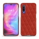 レザーケース Xiaomi Mi 9 - Papaye - Couture ( Pantone 180C ) 