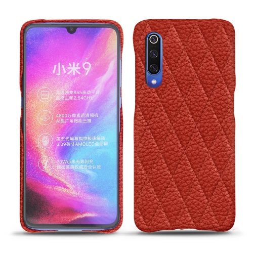 レザーケース Xiaomi Mi 9Papaye - Couture ( Pantone #b54317 ) 